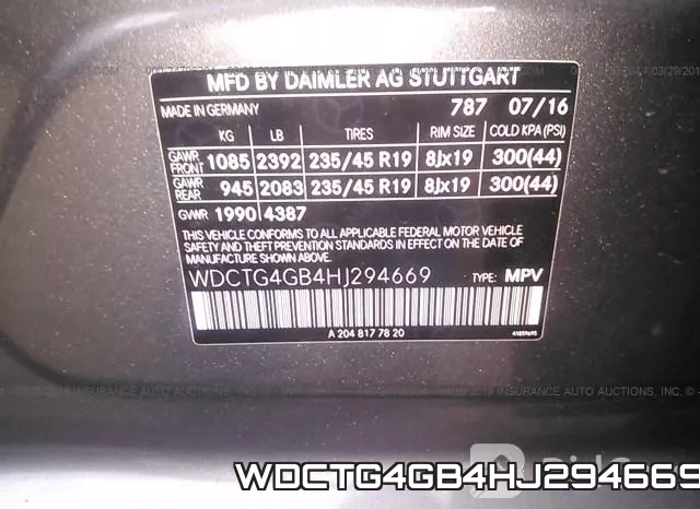 WDCTG4GB4HJ294669