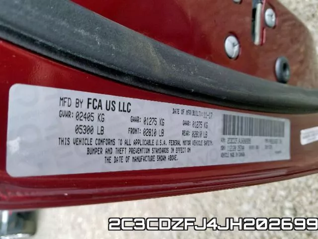 2C3CDZFJ4JH202699