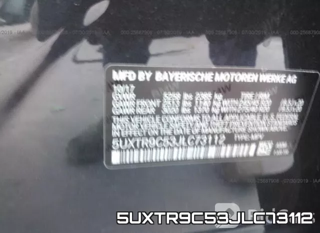 5UXTR9C53JLC73112