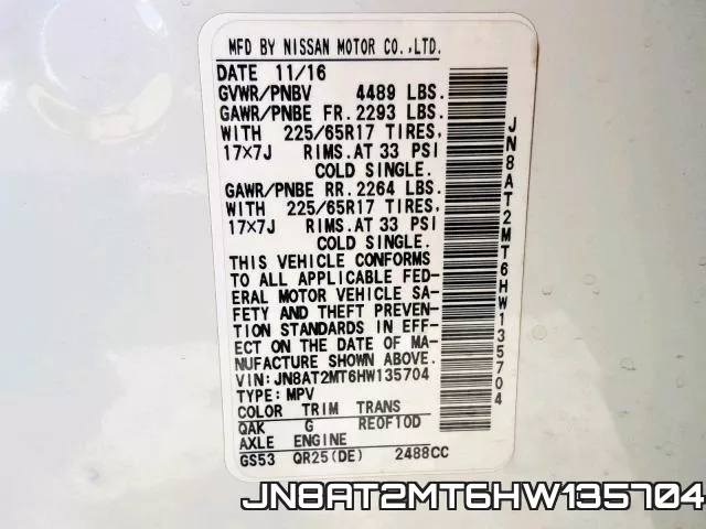 JN8AT2MT6HW135704