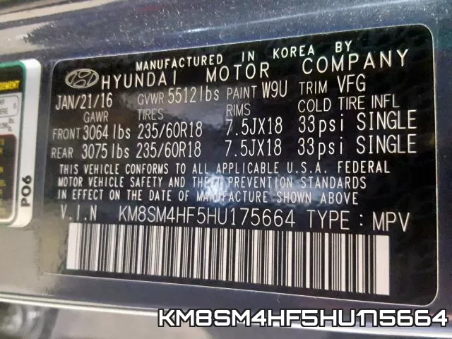 KM8SM4HF5HU175664