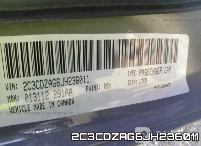 2C3CDZAG6JH236011