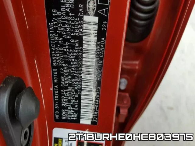 2T1BURHE0HC803975