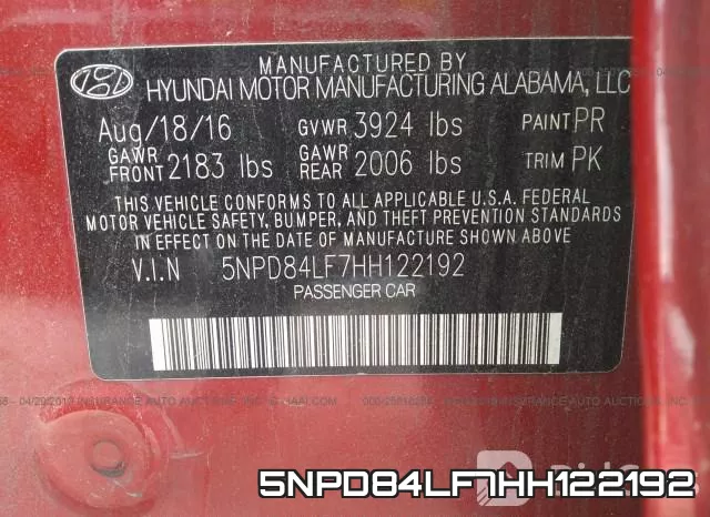 5NPD84LF7HH122192