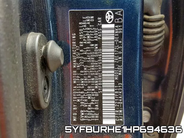5YFBURHE1HP694636