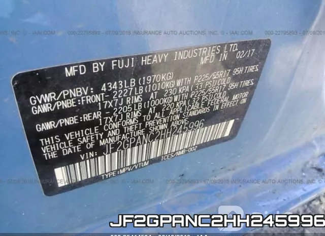 JF2GPANC2HH245996