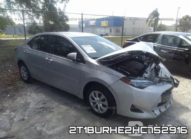 2T1BURHE2HC752916