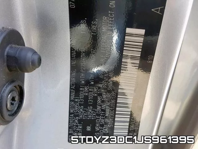 5TDYZ3DC1JS961395