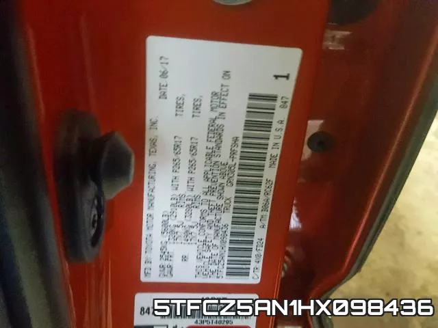 5TFCZ5AN1HX098436