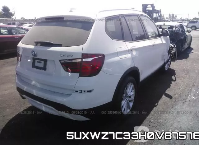 5UXWZ7C33H0V87576