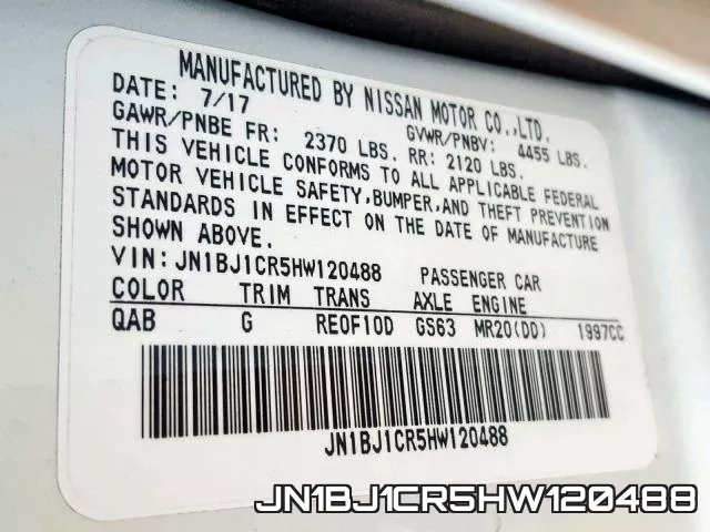 JN1BJ1CR5HW120488