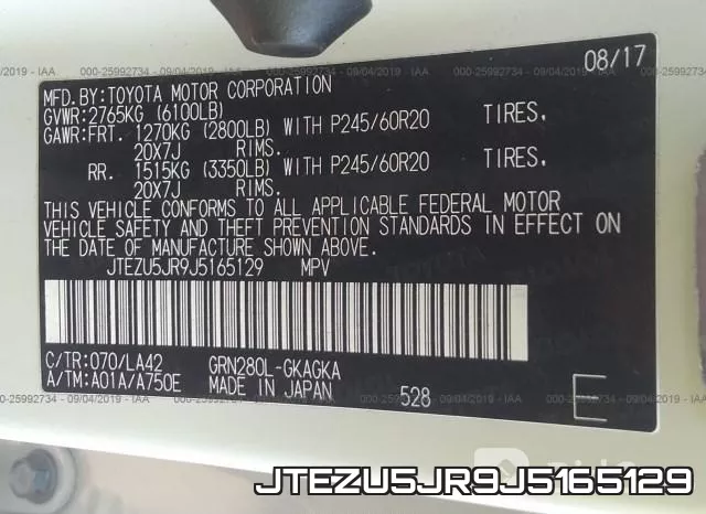 JTEZU5JR9J5165129