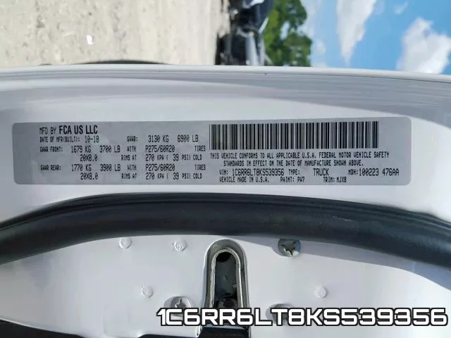 1C6RR6LT8KS539356