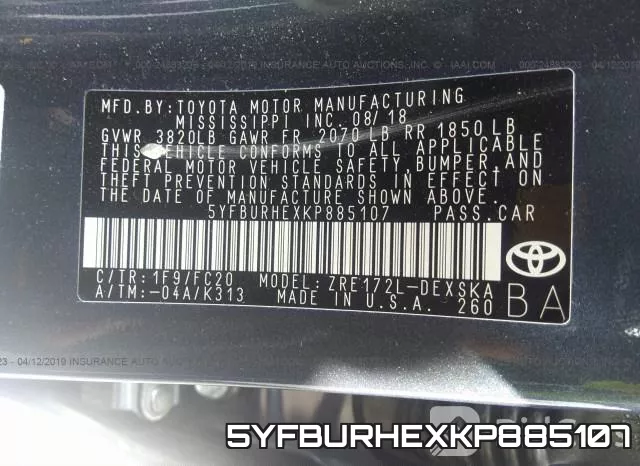 5YFBURHEXKP885107