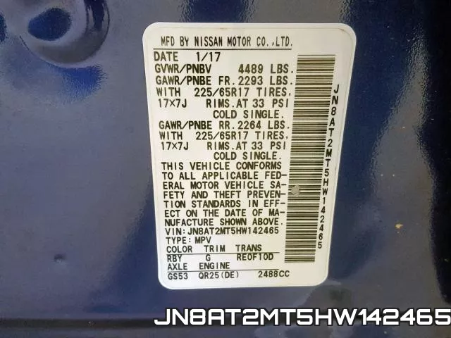 JN8AT2MT5HW142465