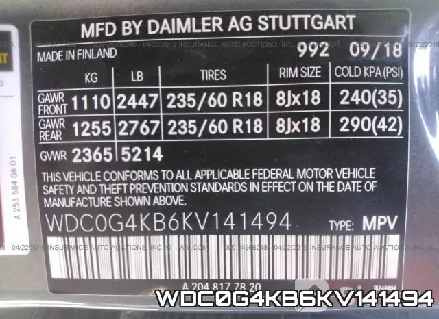 WDC0G4KB6KV141494
