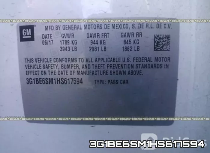 3G1BE6SM1HS617594