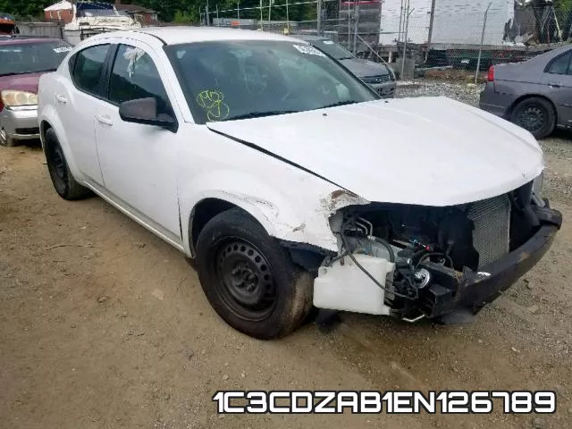 1C3CDZAB1EN126789