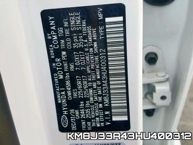 KM8J33A43HU400312