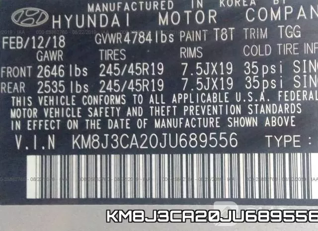 KM8J3CA20JU689556