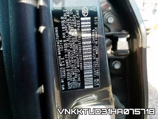VNKKTUD31HA075718