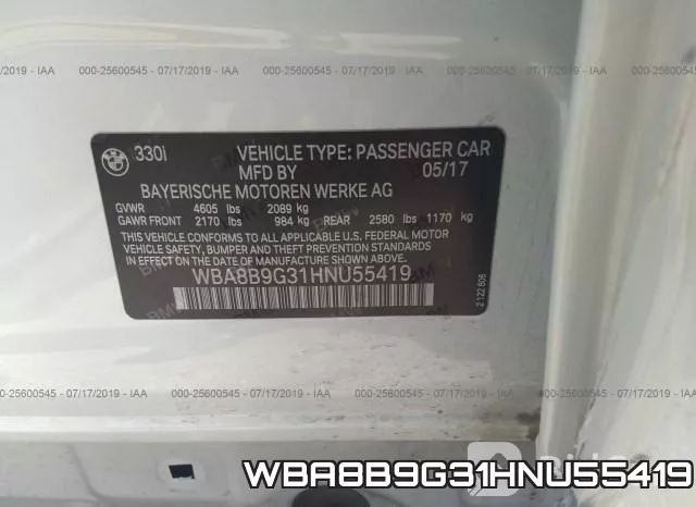WBA8B9G31HNU55419