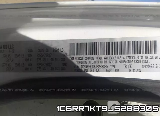 1C6RR7KT9JS288305