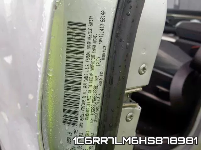 1C6RR7LM6HS878981