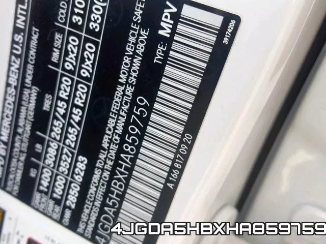 4JGDA5HBXHA859759
