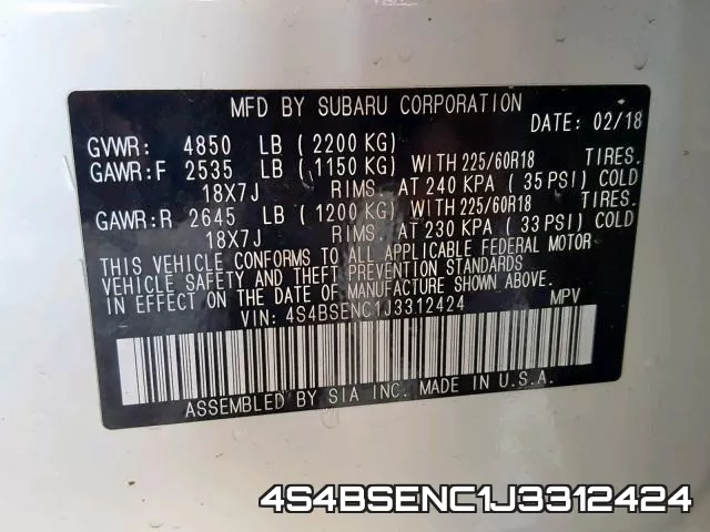 4S4BSENC1J3312424