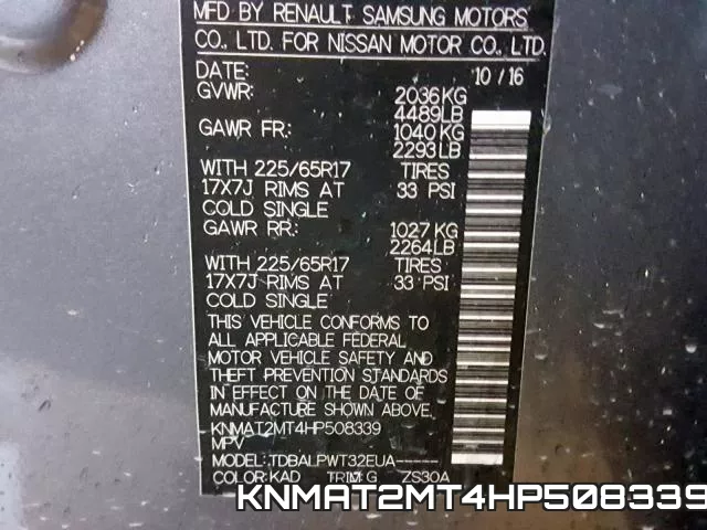KNMAT2MT4HP508339