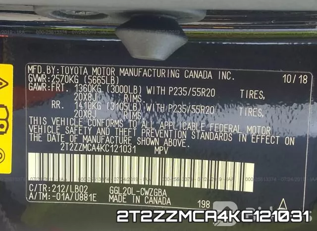 2T2ZZMCA4KC121031