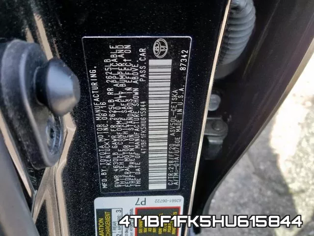 4T1BF1FK5HU615844