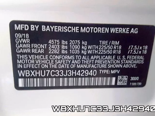 WBXHU7C33J3H42940