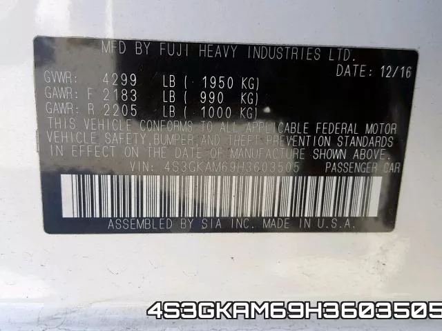 4S3GKAM69H3603505