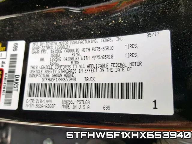 5TFHW5F1XHX653940