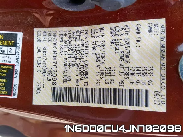 1N6DD0CU4JN702098