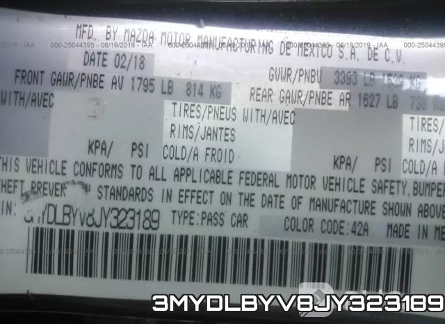 3MYDLBYV8JY323189