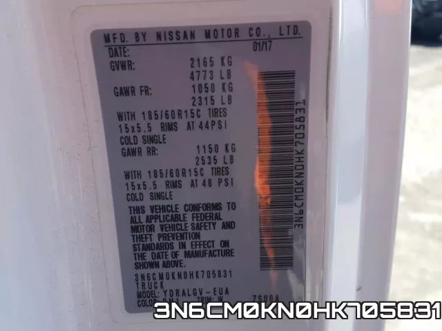 3N6CM0KN0HK705831
