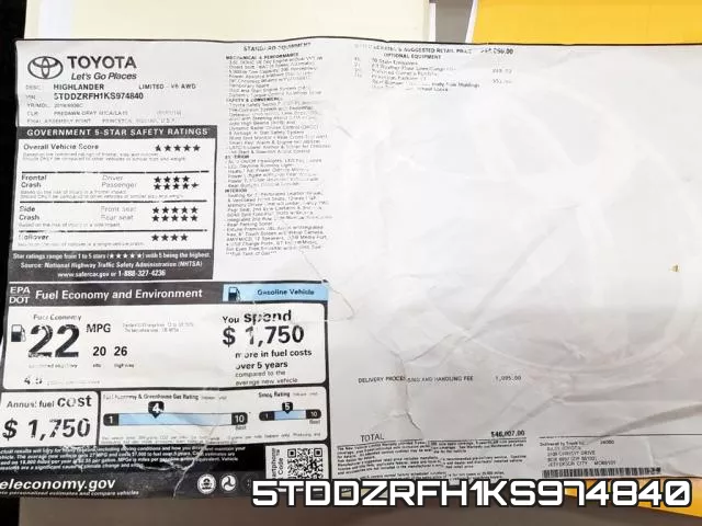5TDDZRFH1KS974840