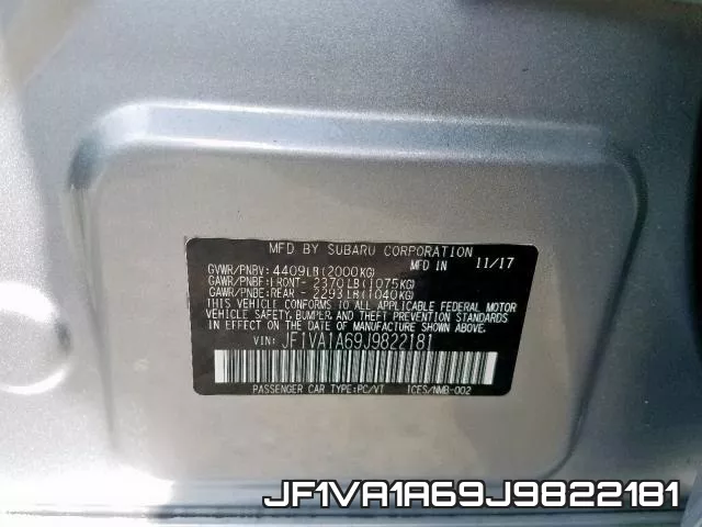 JF1VA1A69J9822181