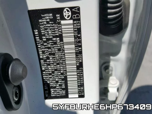 5YFBURHE6HP673409