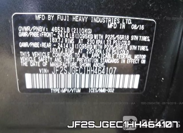 JF2SJGEC1HH464107