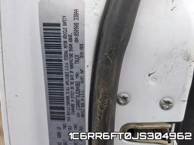 1C6RR6FT0JS304962