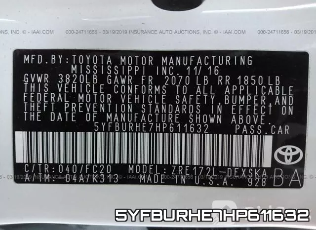 5YFBURHE7HP611632