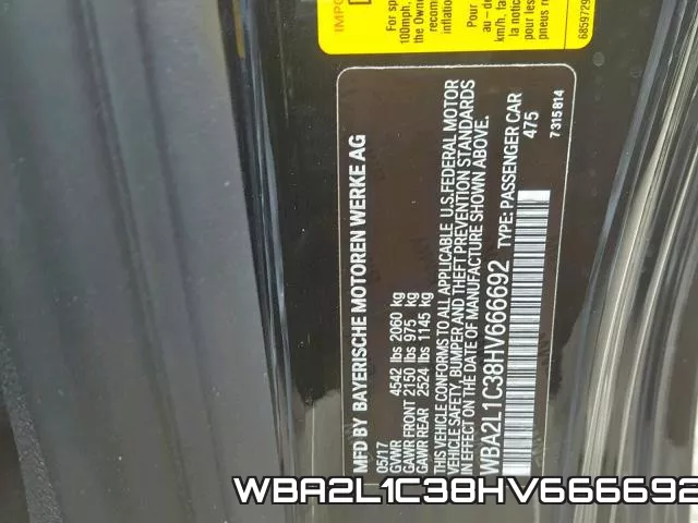 WBA2L1C38HV666692