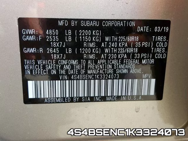 4S4BSENC1K3324073