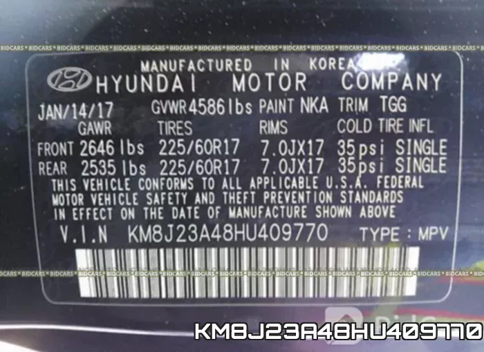 KM8J23A48HU409770