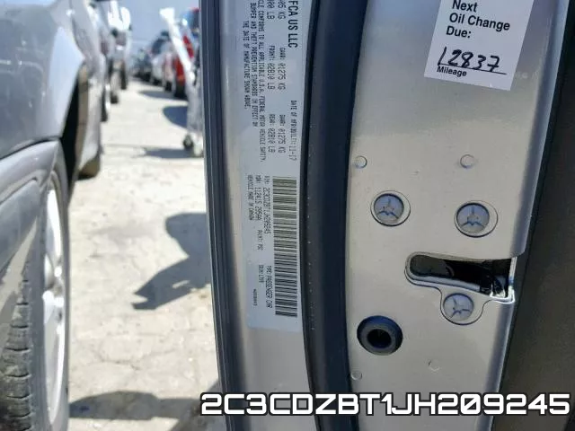 2C3CDZBT1JH209245