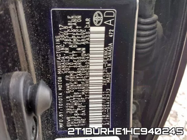 2T1BURHE1HC940245